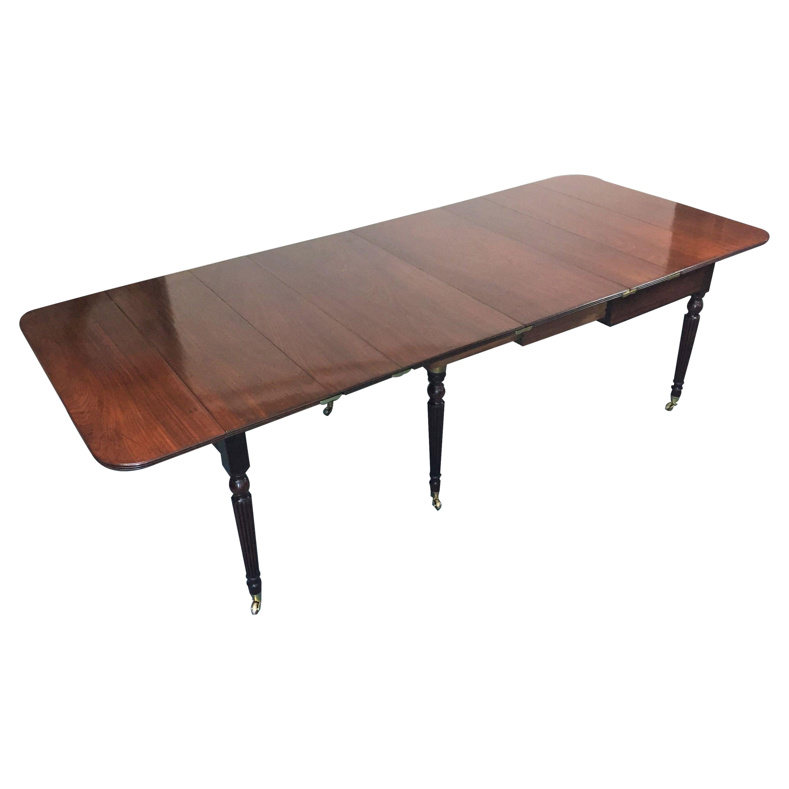 Gillows Imperial Patent Mahogany Dining Table For Sale