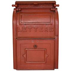 Vintage American Cast Iron Mailbox