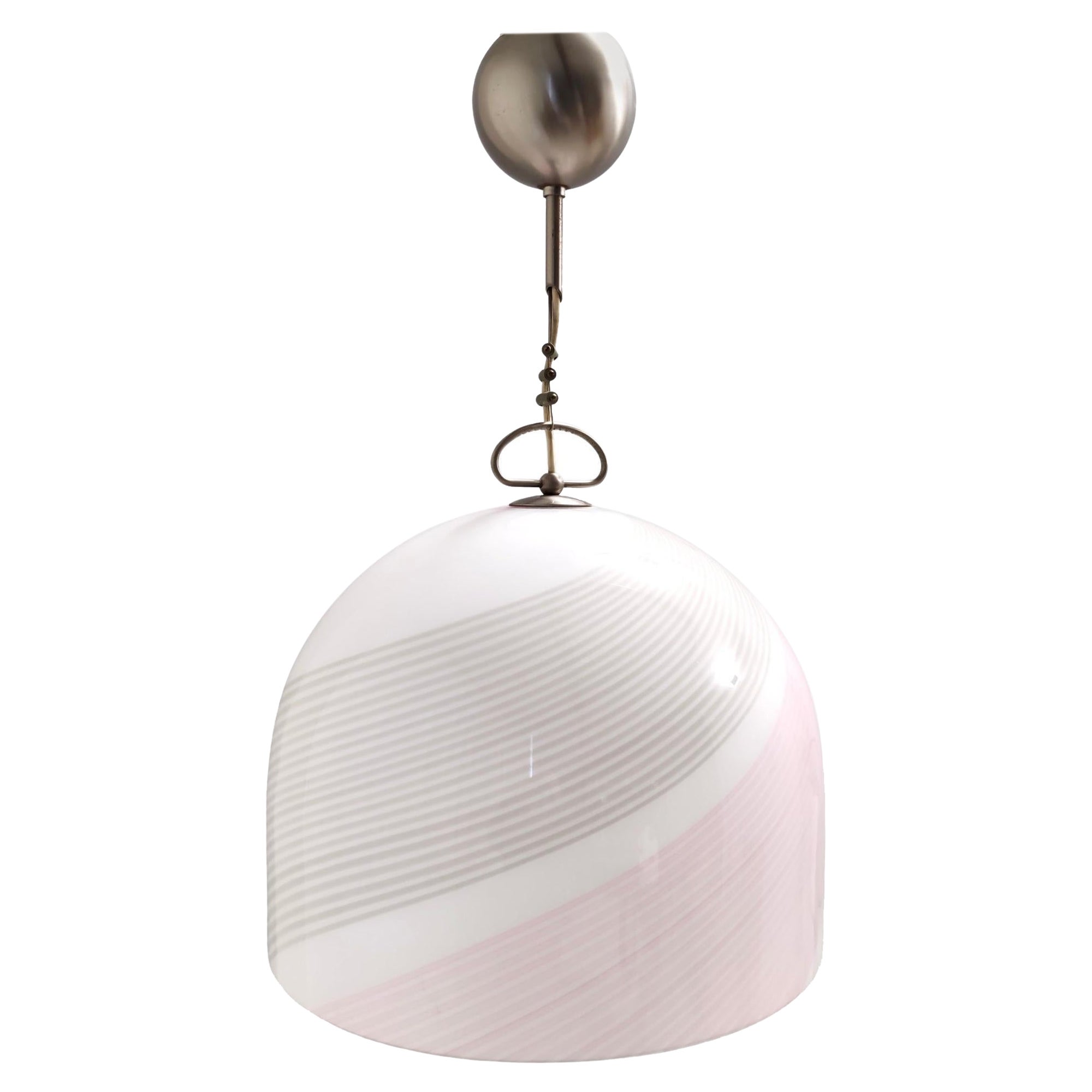 Postmodern Bell-Shaped Murano Glass Pendant by Lino Tagliapietra for La Murrina For Sale