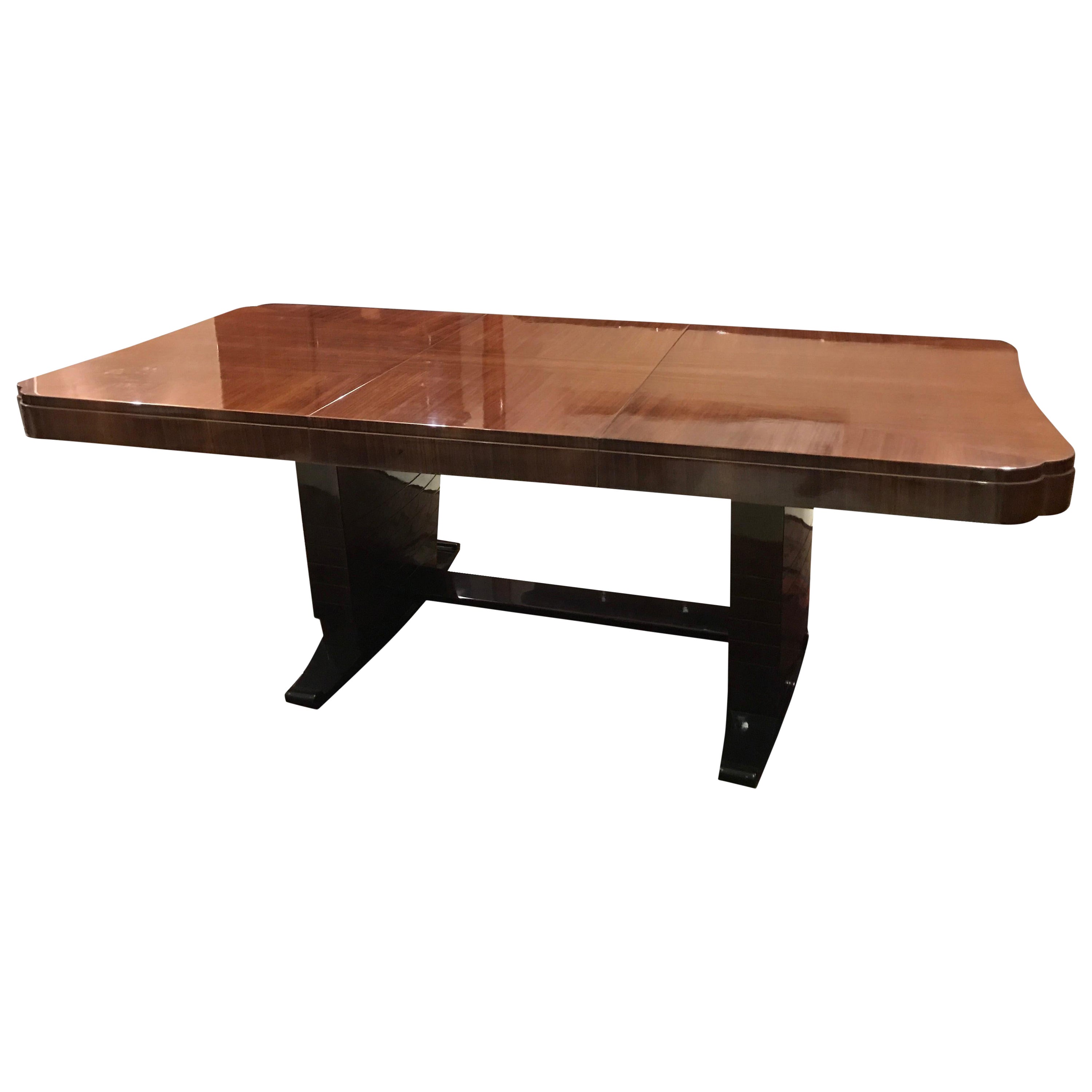 Art Deco Dining Table "8 People", 1920, Material: wood ,  French