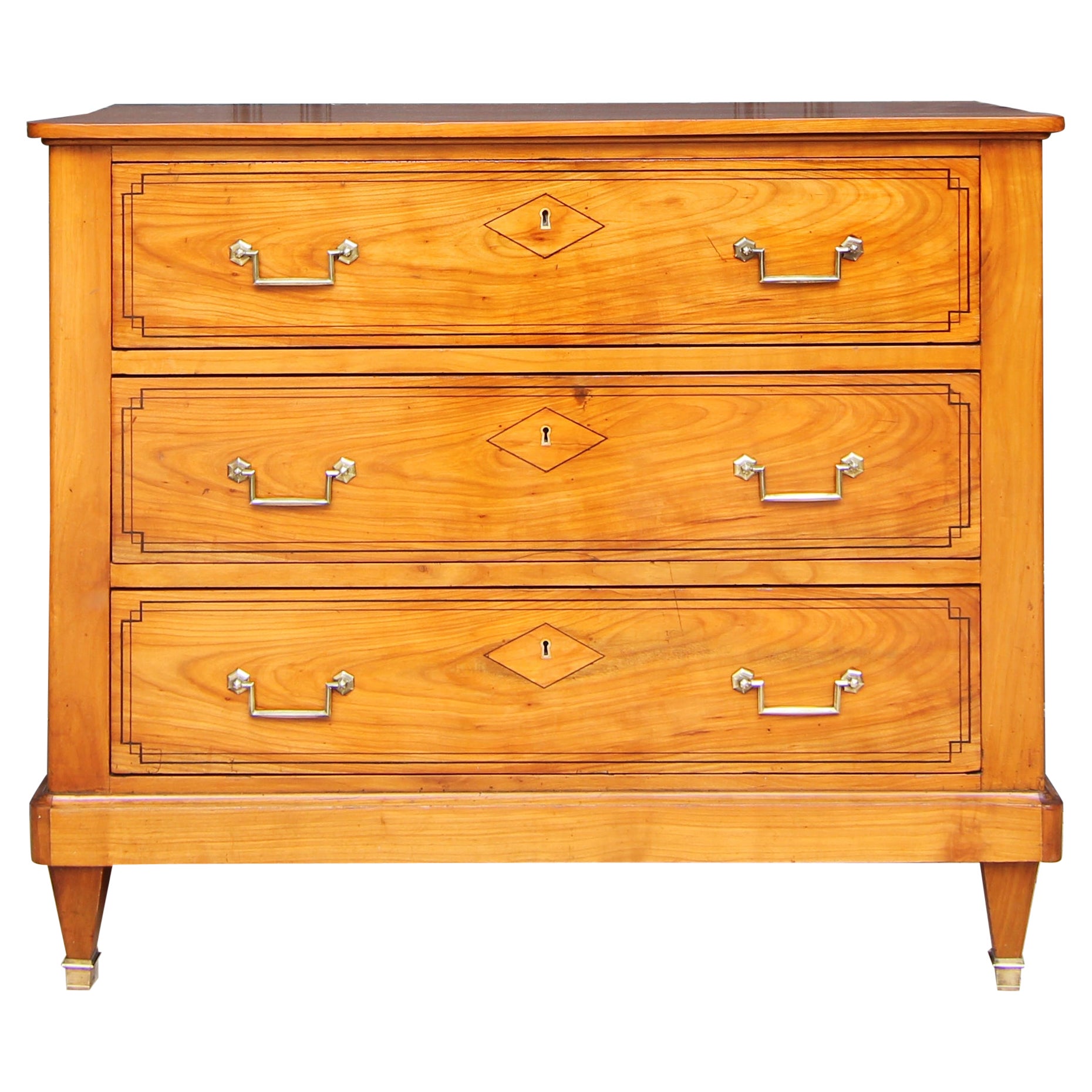 19th Century Cherrywood Directoire Chest of Drawers