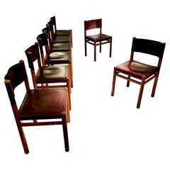 Set of 8 Dinning Chairs by Jürg Bally 1950's