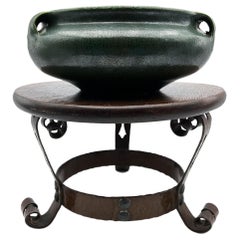 Arts & Crafts Planter Pot and Stand