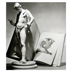 Horst P. Horst, Signed Photograph 'Statue with Book', Paris, 1938