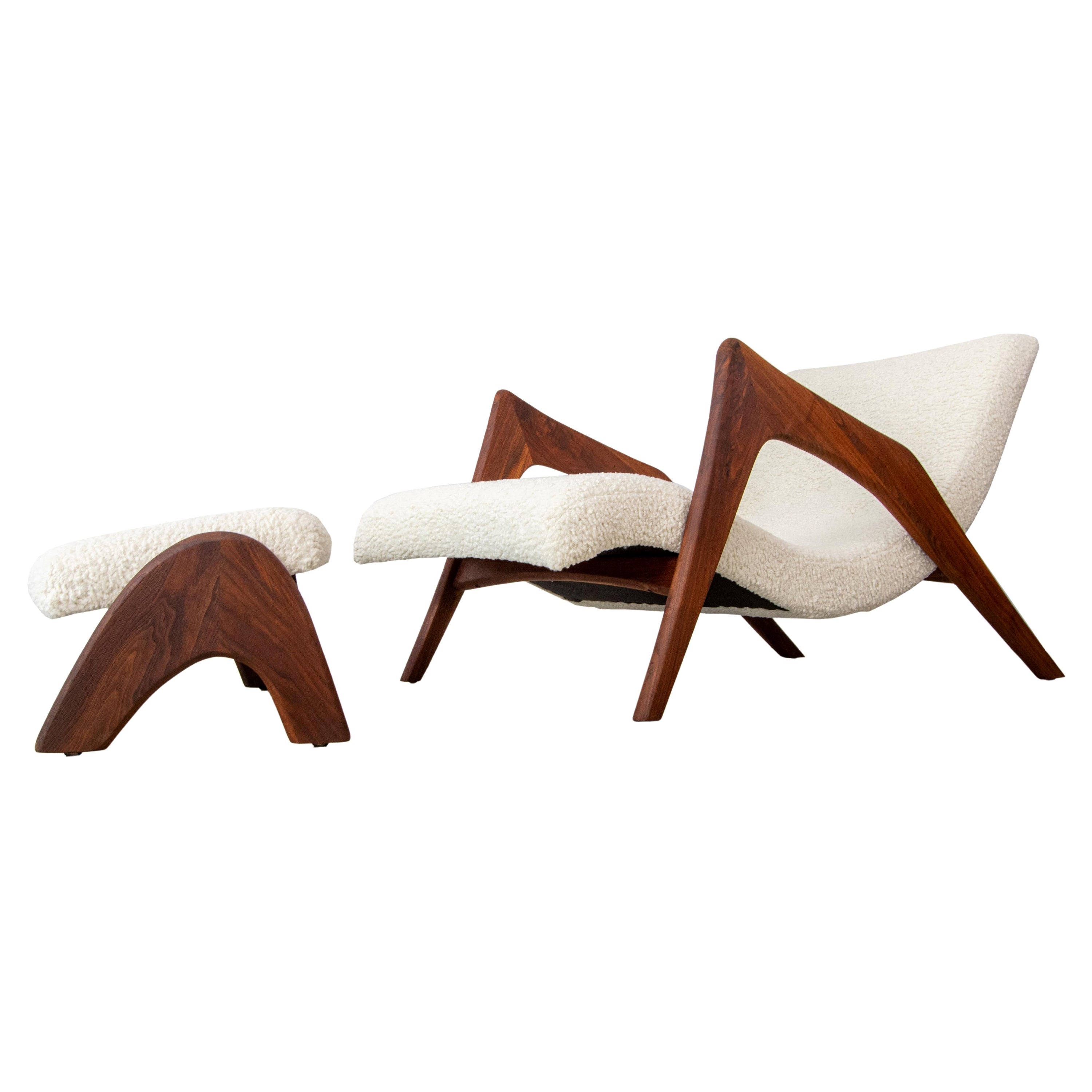 Grasshopper Crescent Lounge Chair by Adrian Pearsall for Craft Associates