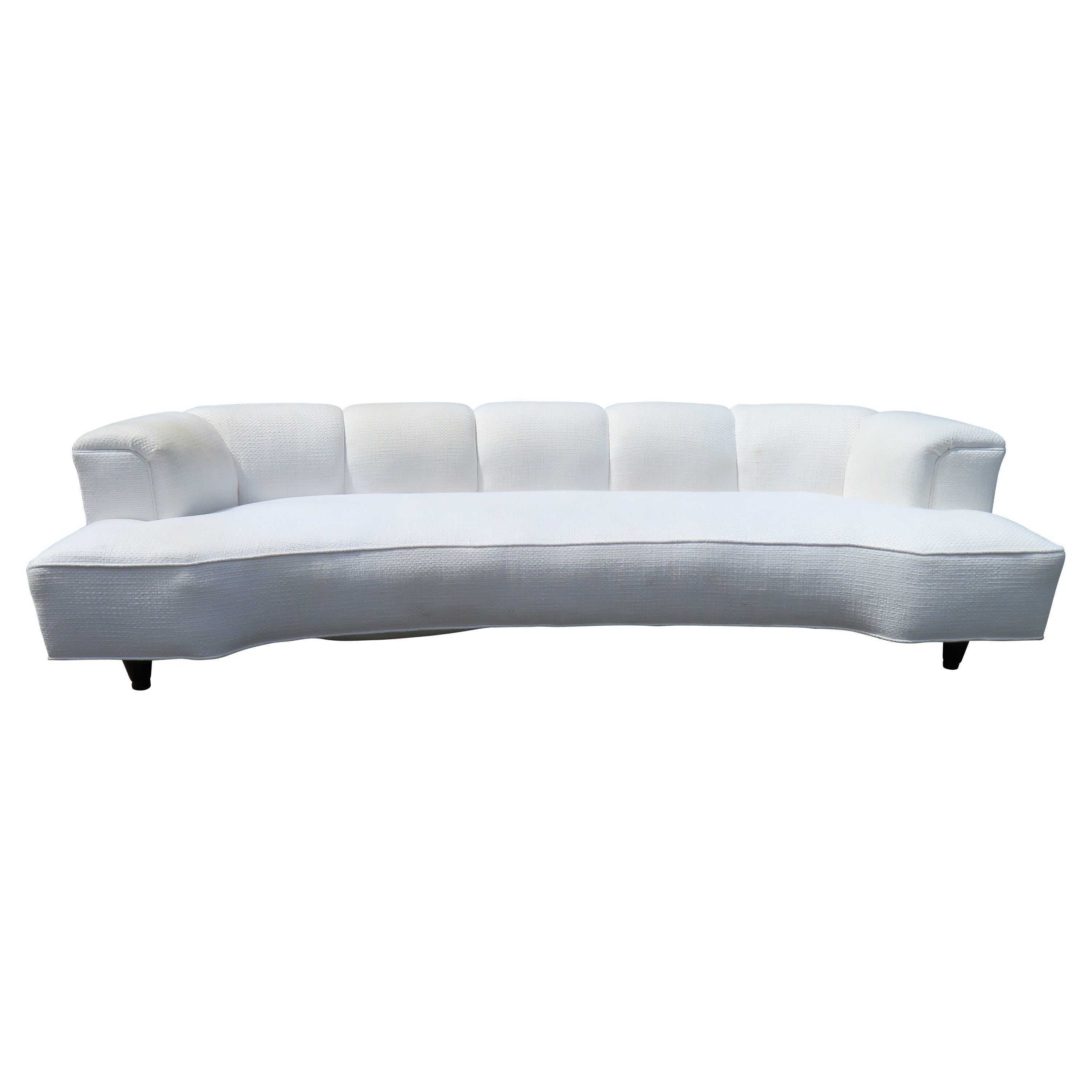 Stylish Dunbar Style Curved Back Sofa Mid-Century Modern