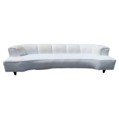 Stylish Dunbar Style Curved Back Sofa Mid-Century Modern