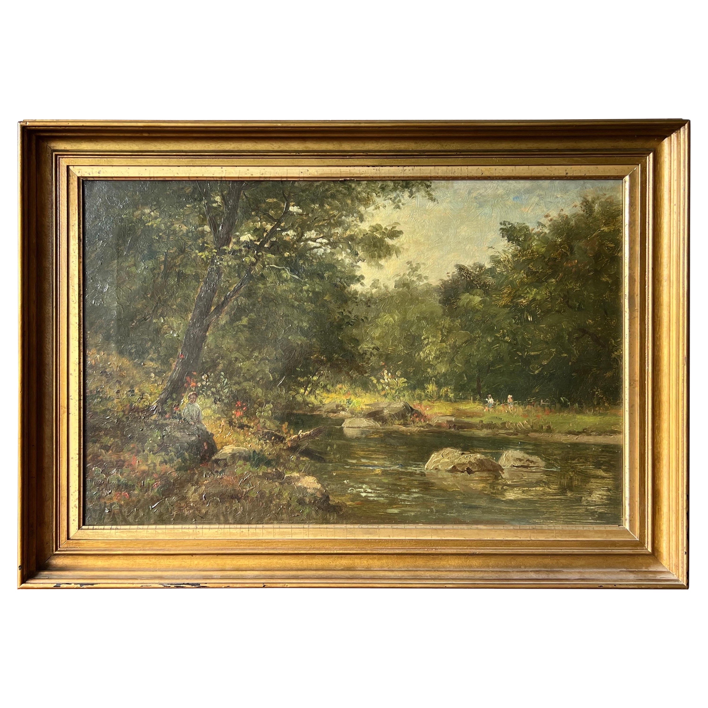 Vue de la rivière par George Higgins