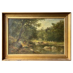 Antique “River View” by George Higgins