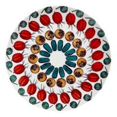 Piero Fornasetti Porcelain Plate, Giastra Di Frutta # 6