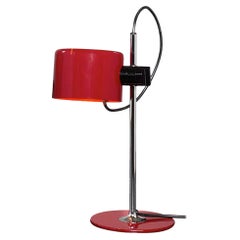 Joe Colombo Model #2201 "Mini Coupé" Table Lamp in Red for Oluce