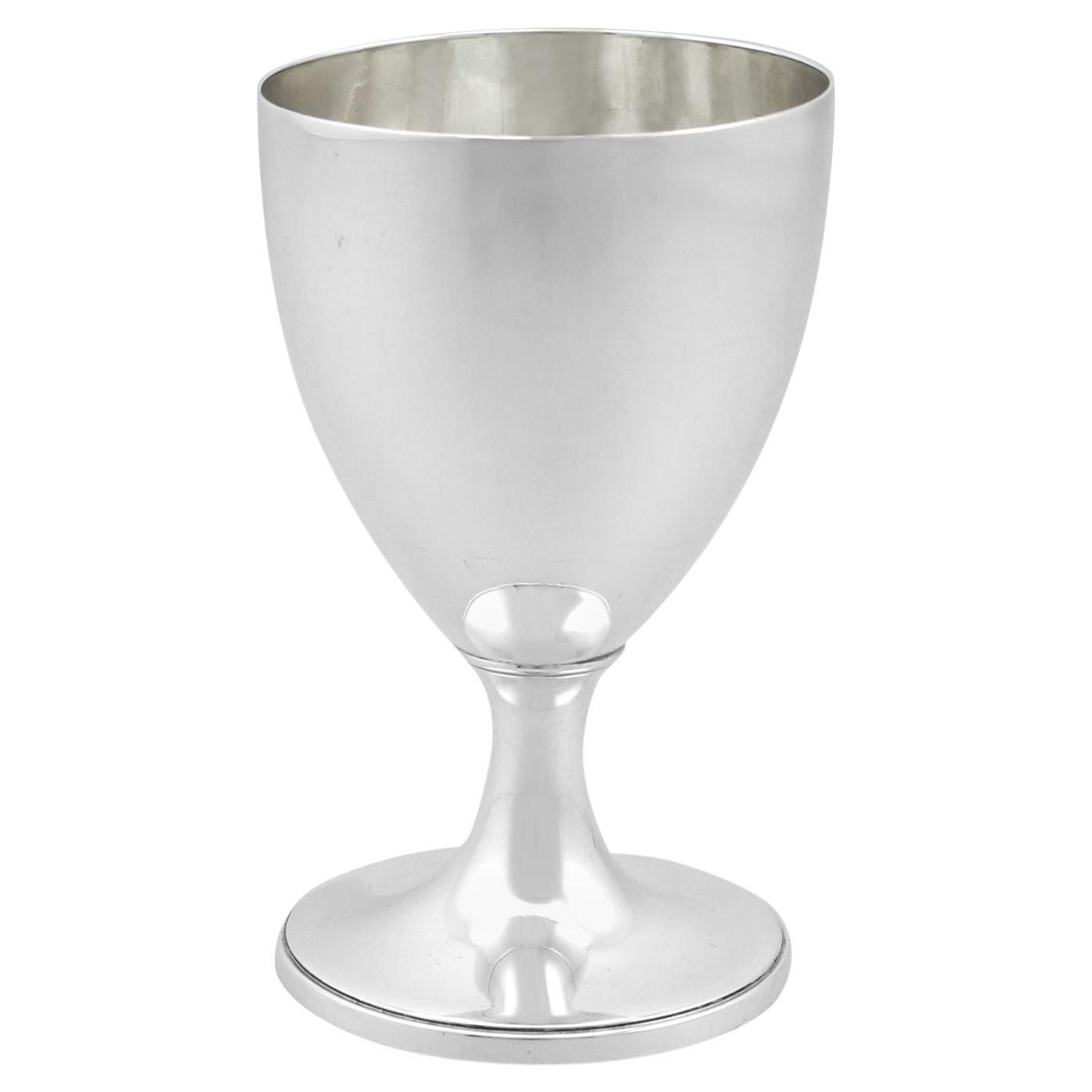 Georgian Sterling Silver Lady's Goblet For Sale
