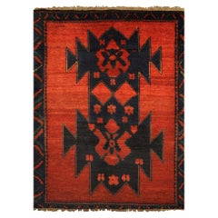 Antique Caucas Kazak Antic Wool Rug