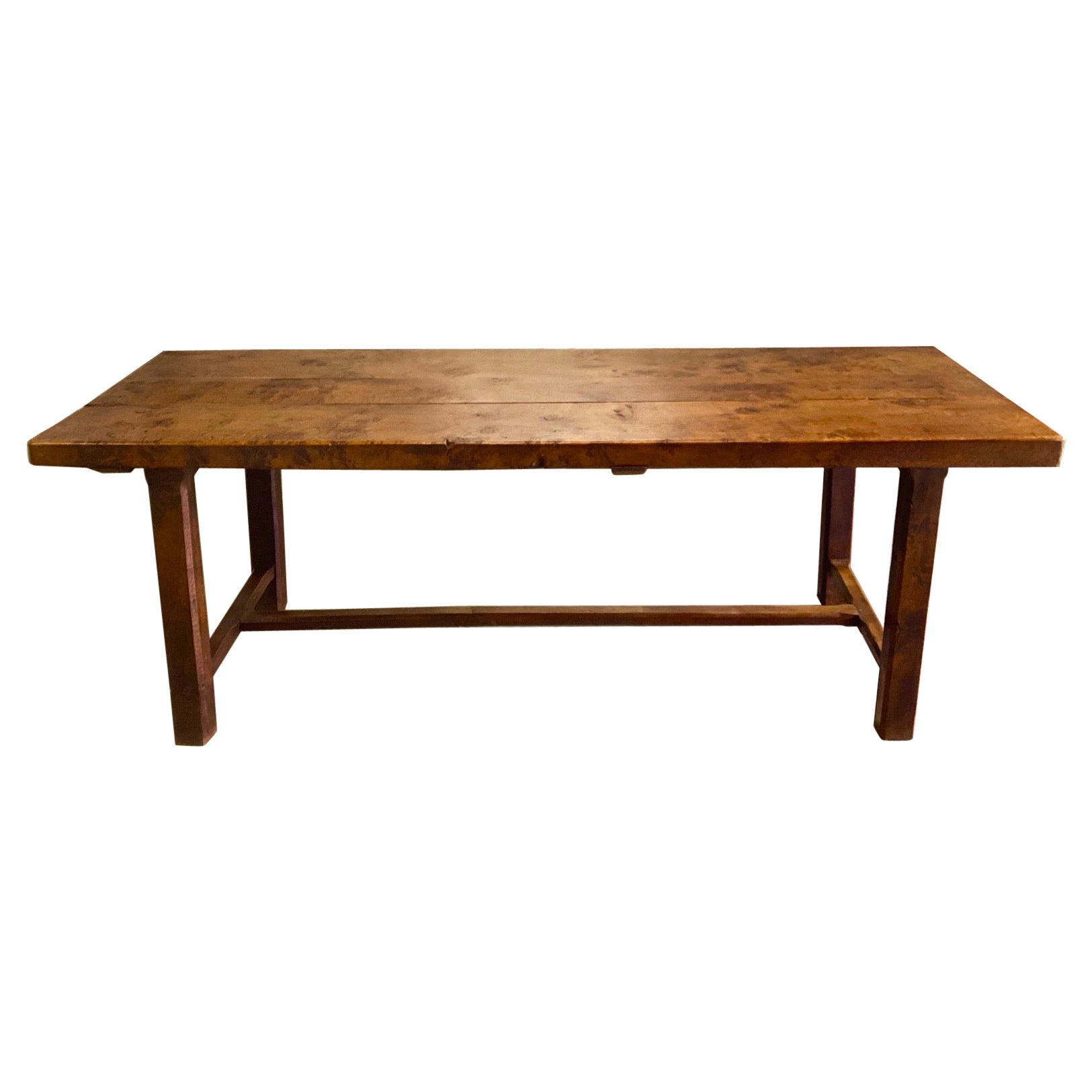 Character Rich Knotty Elm French Farm Table