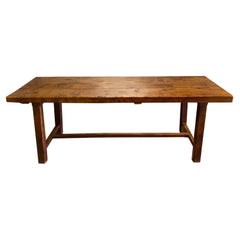 Character Rich Knotty Elm French Farm Table