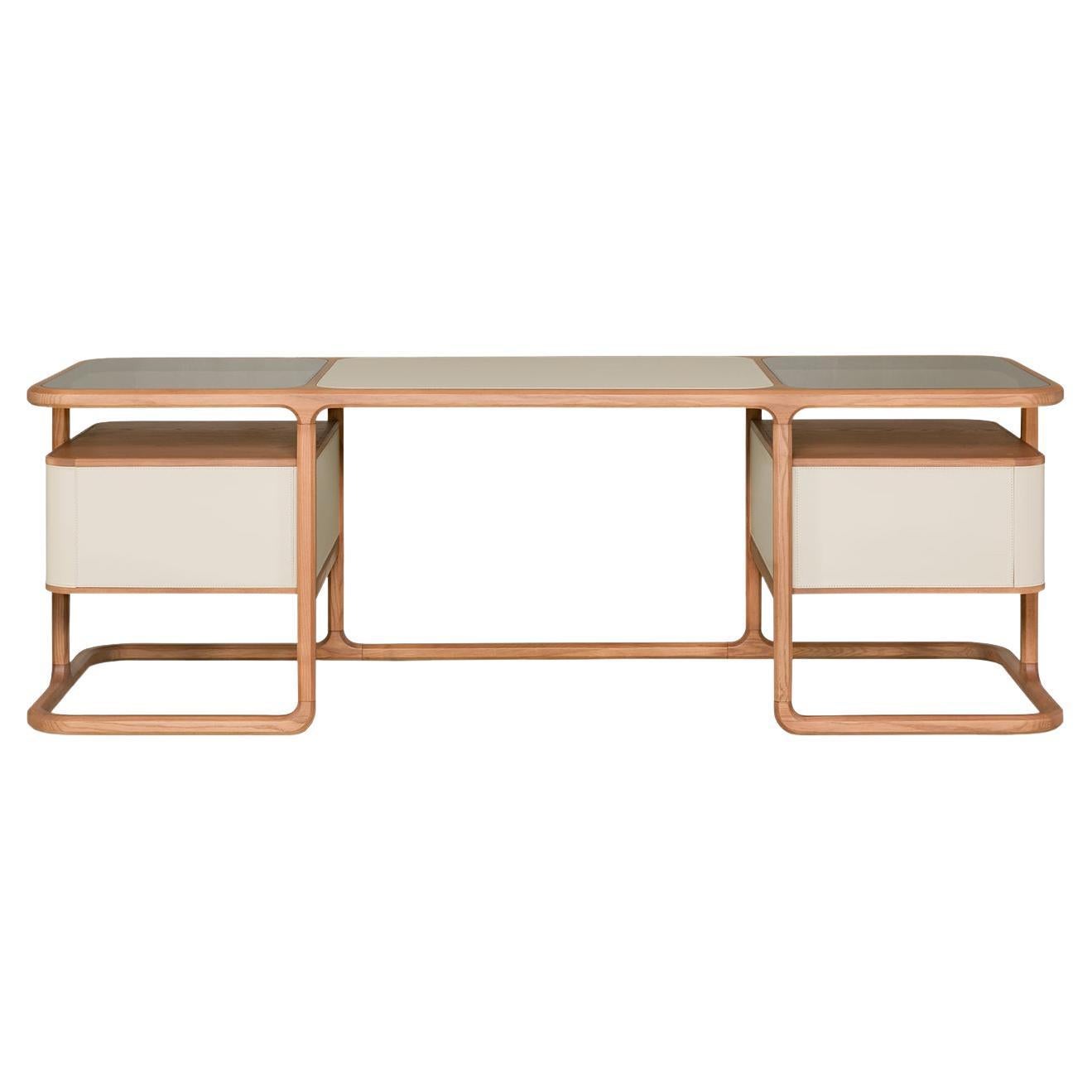  Isabel 2-Sided Desk By Libero Rutilo For Sale