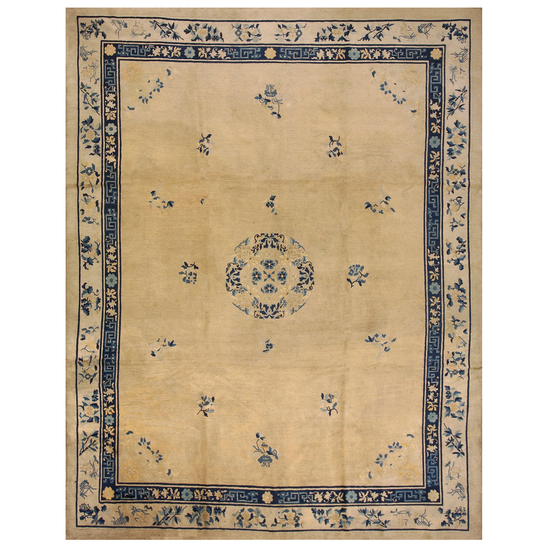 Early 20th Century Chinese Peking Carpet ( 9'1" x 11'7" - 275 x 353 ) For Sale