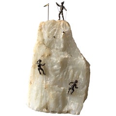 Mountain Climbers Sculpture by Jere