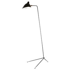 Serge Mouille Floor Lamp - 1 Arm In Black