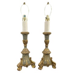 Vintage French Style Gilt Lamps 'Set of 2'