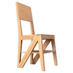 Ladder Chair, Solid Ash Wood, Production Morelato