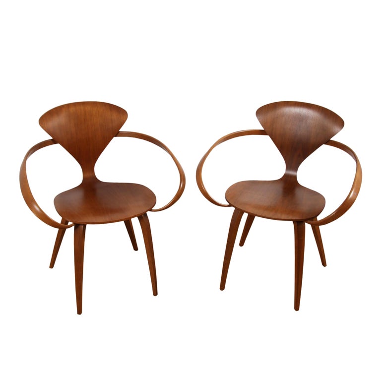 Pair of Classic Cherner Armchairs For Sale