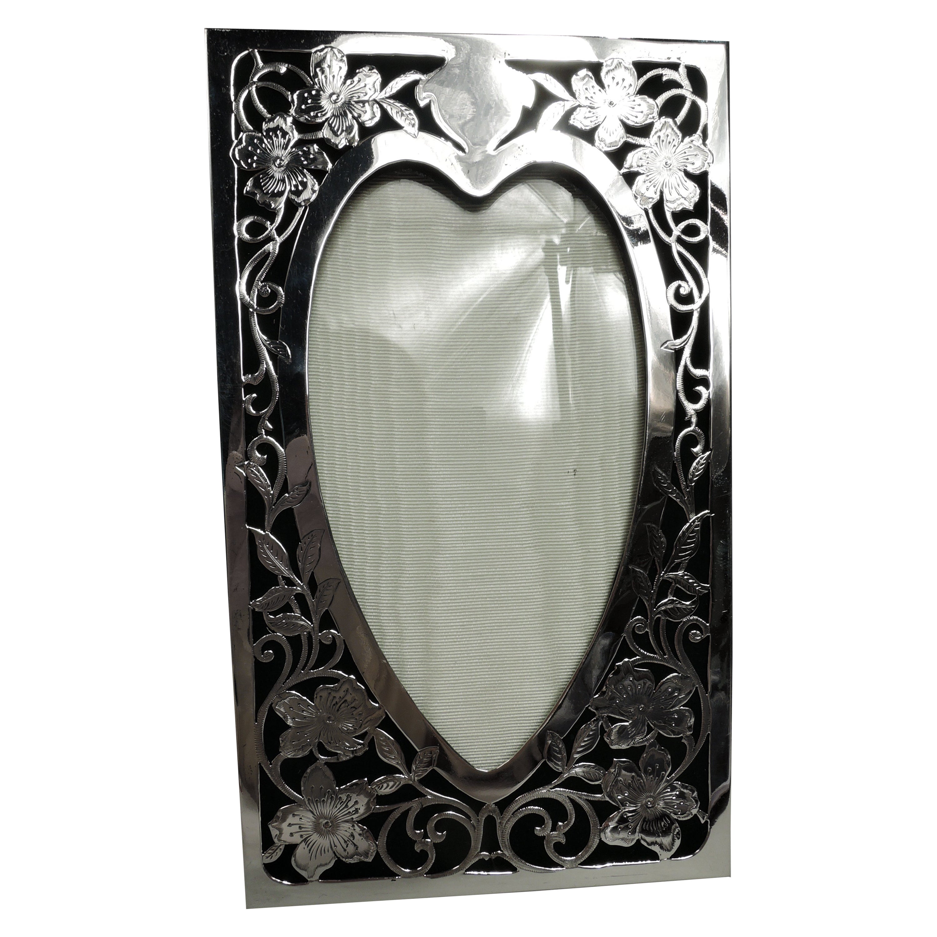 Antique American Art Nouveau Valentine’s Day Heart Picture Frame