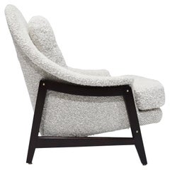 Edward Wormley for Dunbar Janus Lounge Chair, Model 5701 in Rich Boucle'
