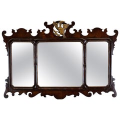 Used 18th Century Chippendale English Mantel Mirror belonging to Lord Hillingdon