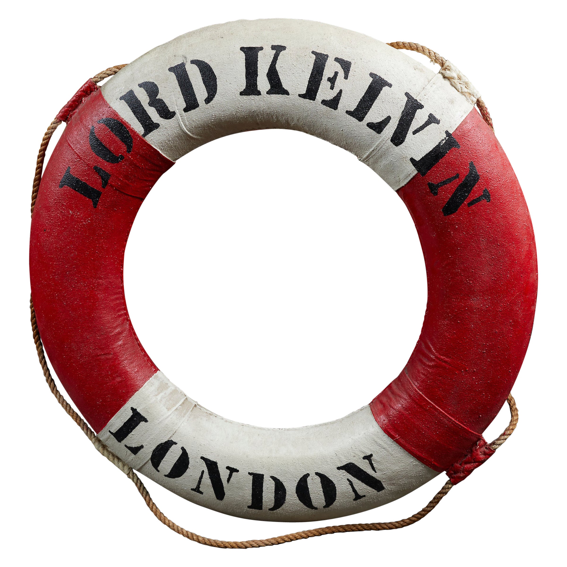 SS Lord Kelvin Vintage Life Ring Buoy, Vintage