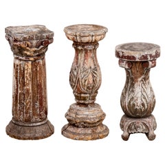 Set of Architectural Fragment Side Tables