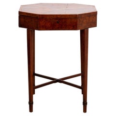 Hepplewhite Style Box Top Side Table