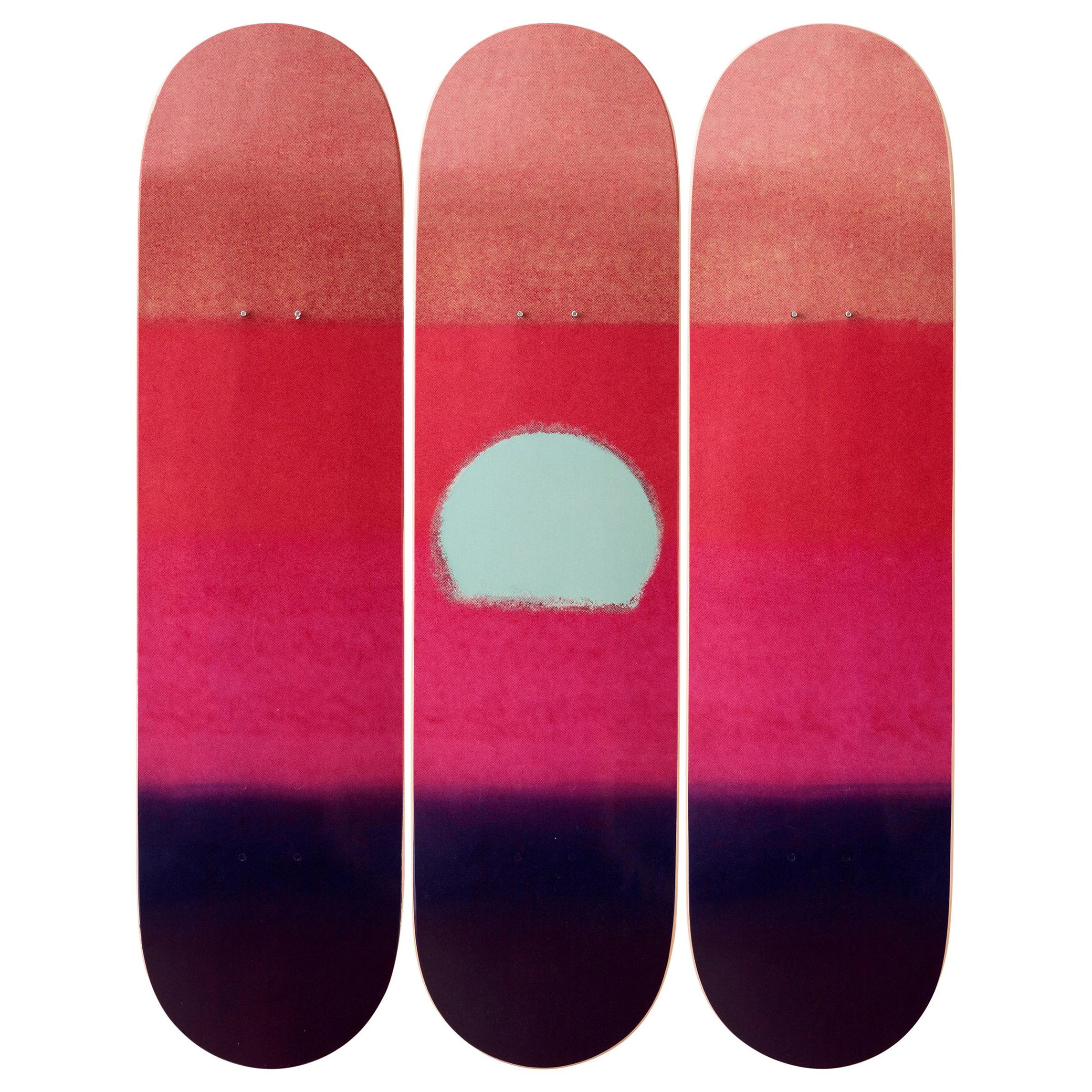 Skateboards Sunset 'Purple' d'après Andy Warhol