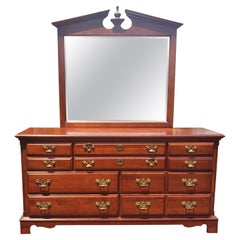 Stanley Furniture Chippendale Dresser with Mirror