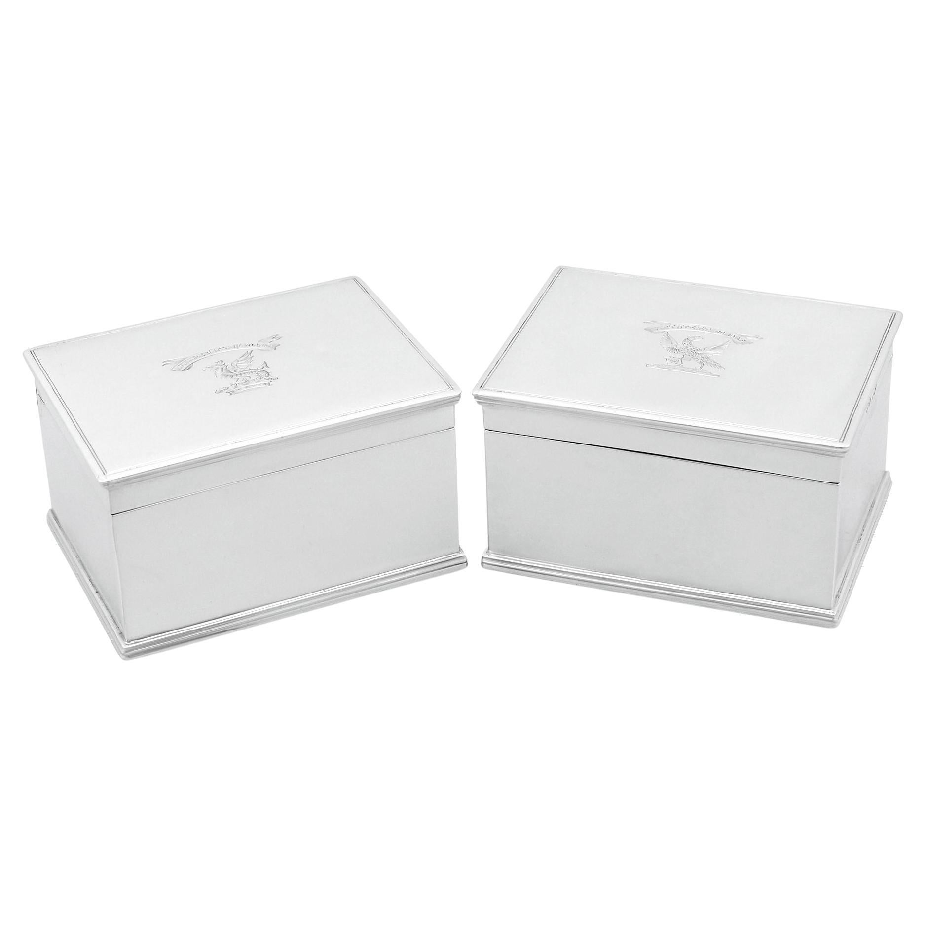 Sterling Silver Boxes, Antique George IV '1823'