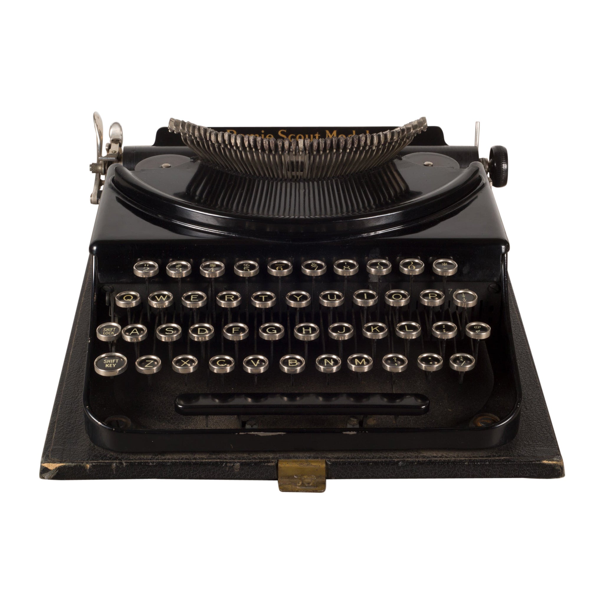 Antique Refurbished Portable Remie Scout Model Typewriter, C.1939