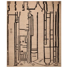 Nazmiyal Collection Large Modern Moroccan Area Rug. 14 ft 9 in x 18 ft