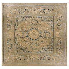 Tapis de Pékin chinois du 19ème siècle ( 7'9" x 8'1" - 236 x 246 )