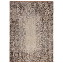 Nazmiyal Collection Nature Inspired Modern Transitional Rug. 9 ft x 12 ft 4 in