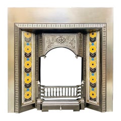 19th Century, Scottish Carron of Falkirk Cast Iron Fireplace Insert