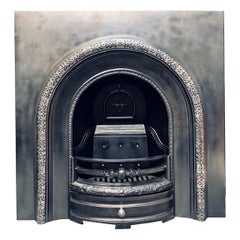 Victorian Style Cast Iron Arch Fireplace Insert