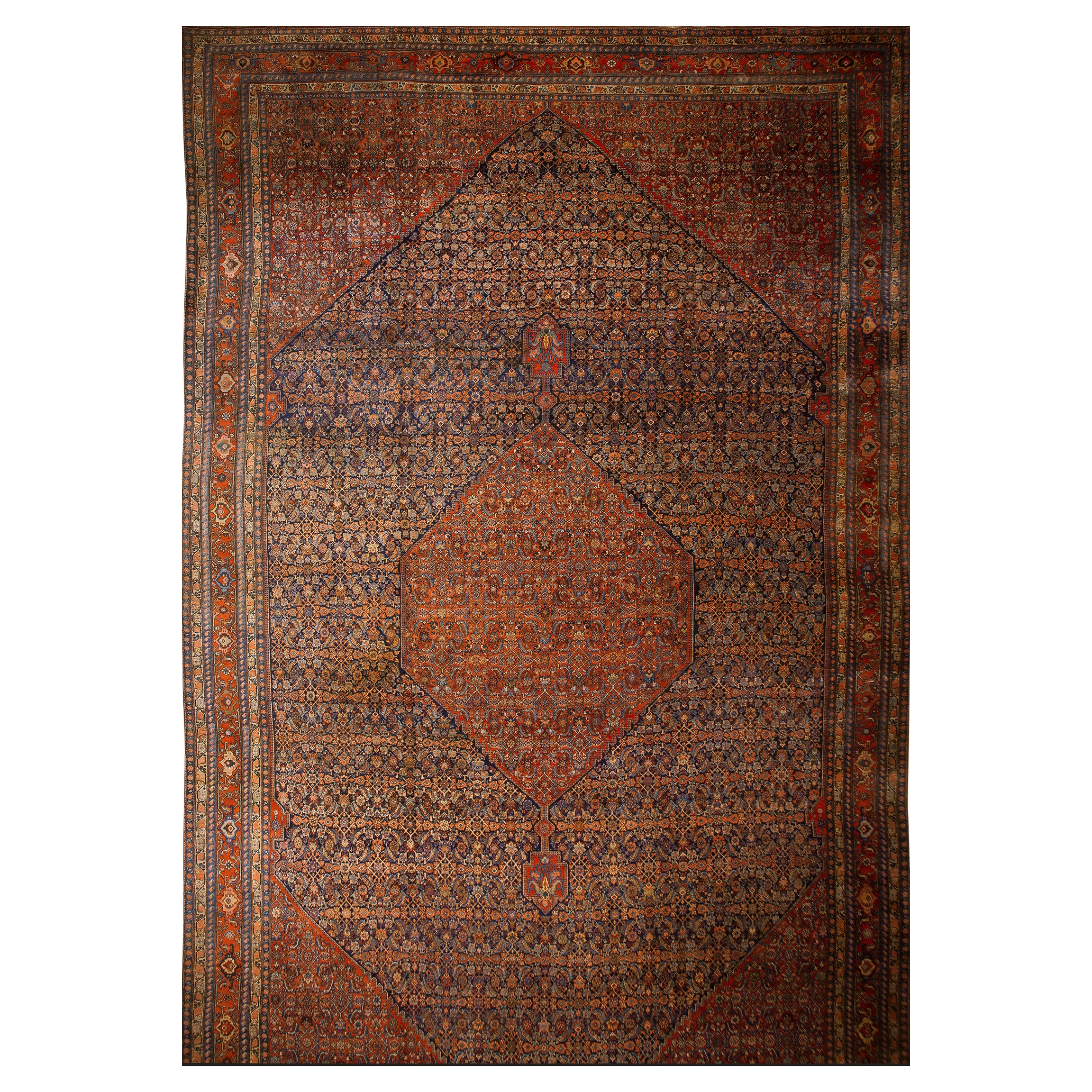 Early 20th Century W. Persian Bijar Carpet ( 14'6" x 26' - 442 x 793 )