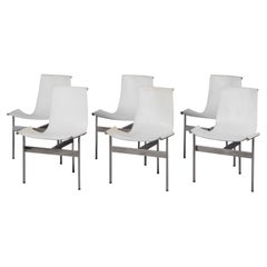 Set of Six T Dining Chairs by Katavolos, Littell & Kelley for Laverne Internatio