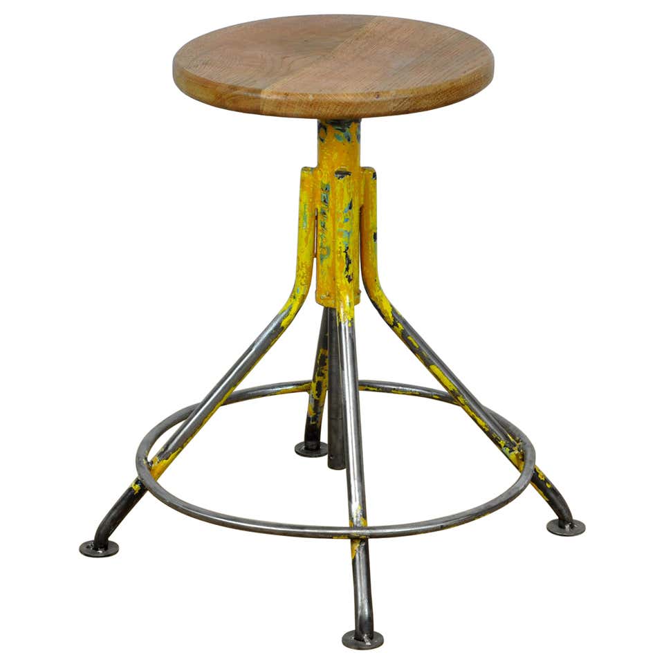 Cal Style Stools 1960's Cal-Style Swivel Stools For Sale at 1stDibs