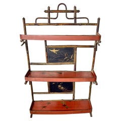  Lacquer Bamboo Display Shelf