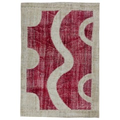 5x7,8 Ft Patchwork-Teppich, handgefertigt aus Vintage-Teppichen. Kundenspezifische Optionen verfügbar