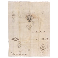 Moderner handgefertigter Tulu-Teppich mit 100 % unbefärbter, weicher Wollflor, maßgefertigt