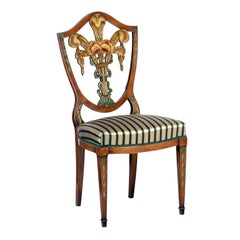 Prince of Wales-Style Hand-Painted Chair