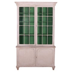 Antique English Painted Bookcase