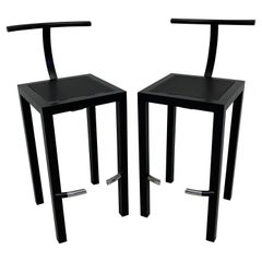 Philippe Starck Postmodern "Sarapis" Bar Stools for Driade - a Pair